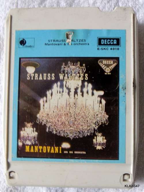 8 TRACK - STRAUSS WALTZES - MANTOVANI AND HIS ORCHESTRA