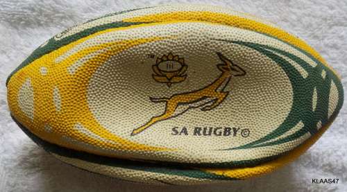SA RUGBY - GILBERT OFFICIAL MASCOT BALL (MINI) 9-10 PSI (NOT INFLATED)