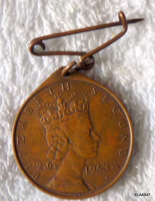 1953 Medallion - Elizabeth II Coronation Cape Town