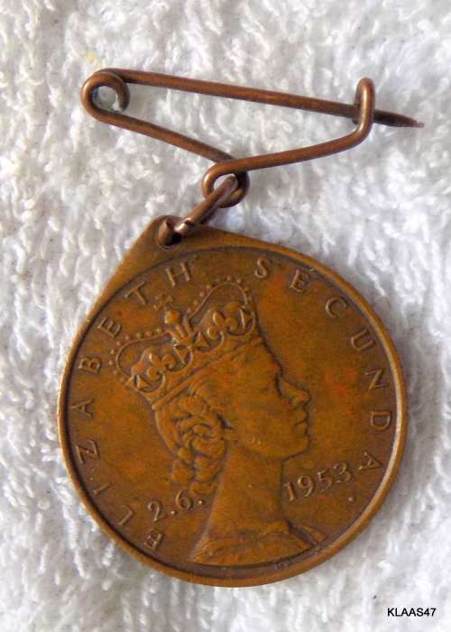 1953 Medallion - Elizabeth II Coronation Cape Town