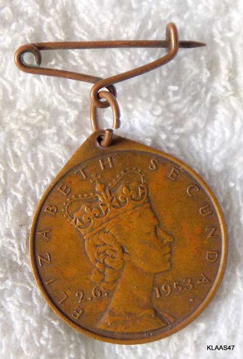 1953 Medallion - Elizabeth II Coronation Cape Town