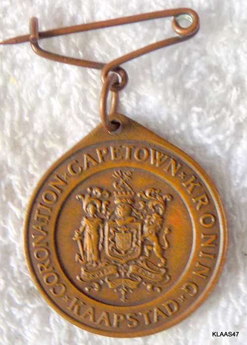 1953 Medallion - Elizabeth II Coronation Cape Town