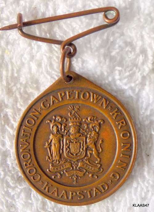 1953 Medallion - Elizabeth II Coronation Cape Town