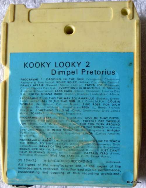 8 TRACK - KOOKY LOOKY 2 - DIMPEL PRETORIUS