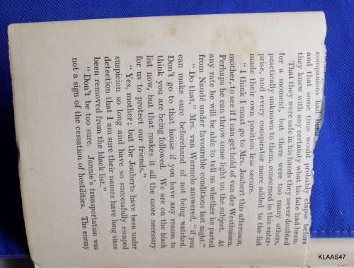 The Petticoat Comando or Boer Women in Secret Service - Johanna Brandt  Hardcover