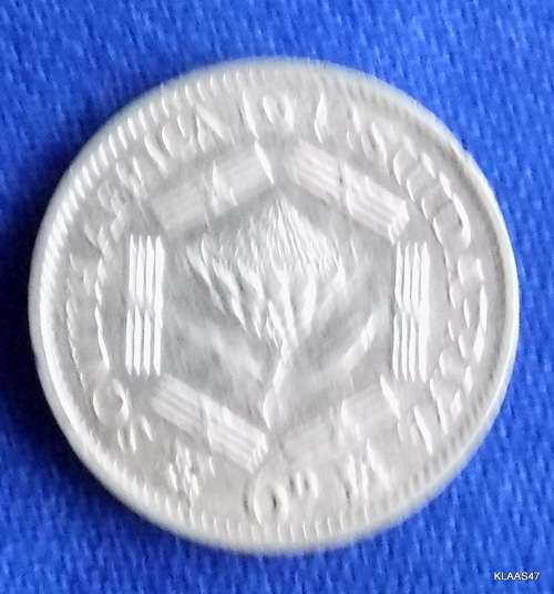 1942 Six pence South African  6d