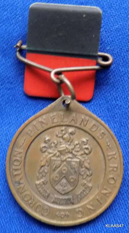 GREAT BRITAIN 2 JUNE 1953 ELIZABETH 11`PINELANDS` COMMEMORATIVE MEDALLION 32MM