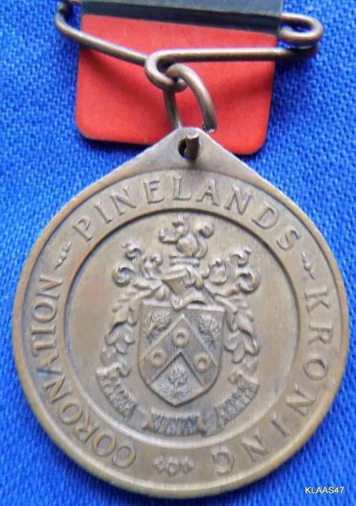 GREAT BRITAIN 2 JUNE 1953 ELIZABETH 11`PINELANDS` COMMEMORATIVE MEDALLION 32MM
