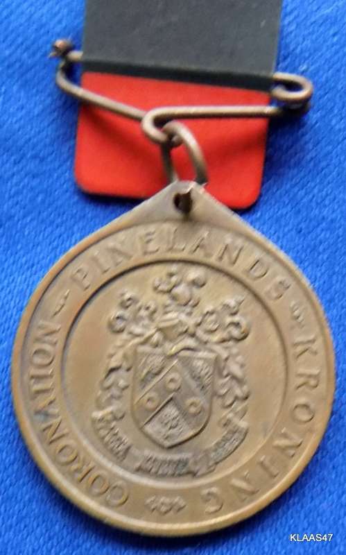 GREAT BRITAIN 2 JUNE 1953 ELIZABETH 11`PINELANDS` COMMEMORATIVE MEDALLION 32MM