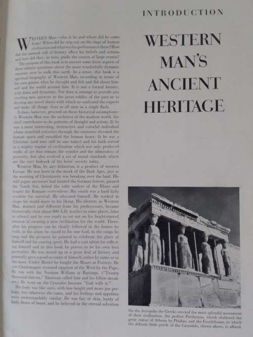 Life`s Picture History Of Western Man - Hardcover  1951