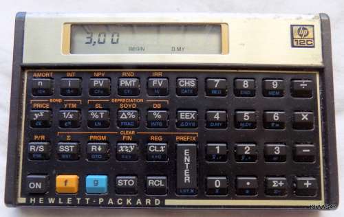 HP 12C Financial Calculator (Hewlett Packard)