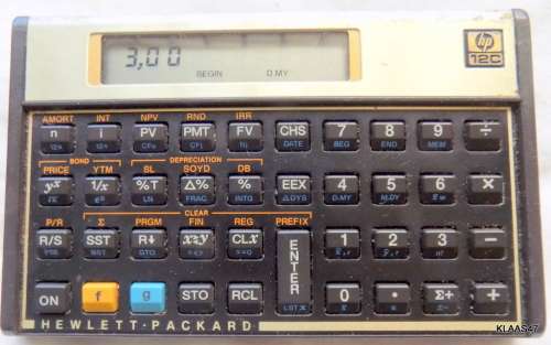 HP 12C Financial Calculator (Hewlett Packard)