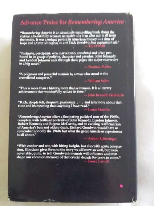 Remembering America - Richard N Goodwin - Hardcover