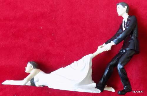 Reluctant Bride Cake Topper - still in original box.