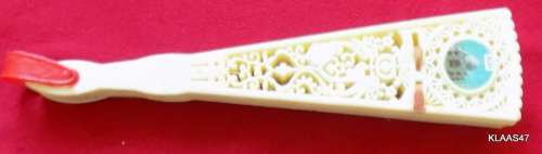 Vintage - Hand held Plastic fan - Cities of India - Sayonara - Asian style (1970`s)