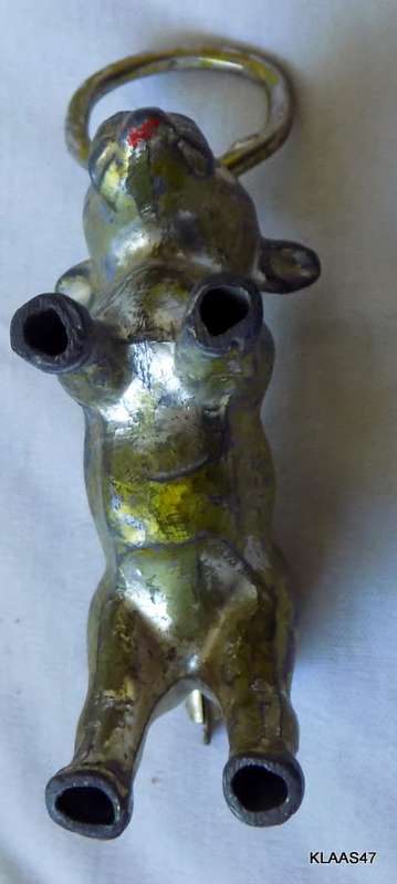 Metal Bottle Opener - Bull  - Something appears missing at tail end