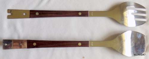 STAINLESS STEEL : SERVING TONGS : USE SEPARATELY OR CLIPPED TOGETHER
