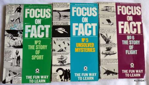 Focus on Fact:  No 6,5.and 2 - Neville Randall and Gary Keane - Paperbacks