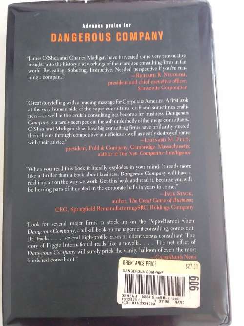 Dangerous Company - James O`Shea & Charles Madigan - Hardcover