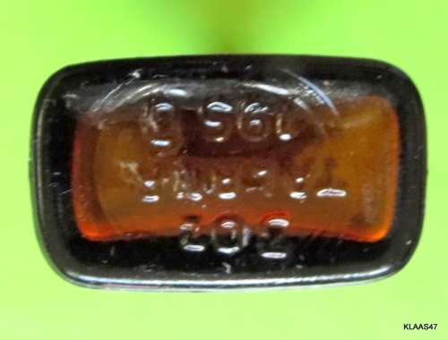 POISON / VERGIF Brown Glass Bottle - Talana - 12cm High