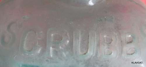 Scrubbs - Glass Bottle -  - Regd No 592584