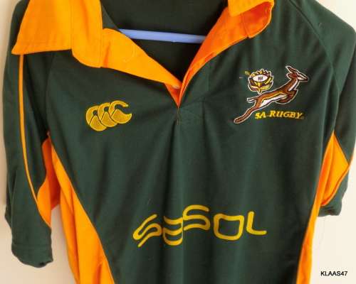 SA RUGBY - SASOL - SHORT SLEEVE SHIRT - LARGE