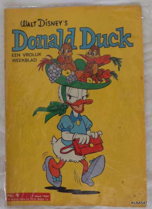 Walt Disney`s Donald Duck Een Vrolijk Weekblad 7 Maart  1969  ( No 15 )