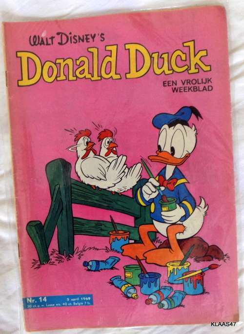 Walt Disney`s Donald Duck - Een Vrolijk Weekblad  5 April 1969  nr 14
