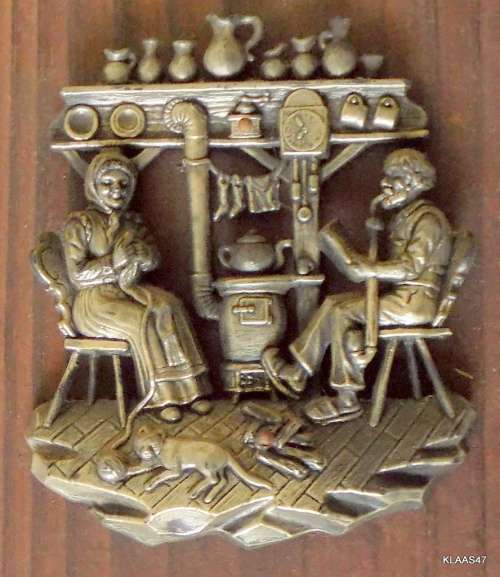 Vintage - Dutch Motto - Wooden Wall Hanging -