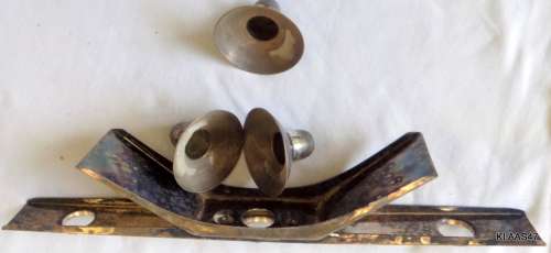 SILVER PLATED CANDLE HOLDER OR 3 CANDLES