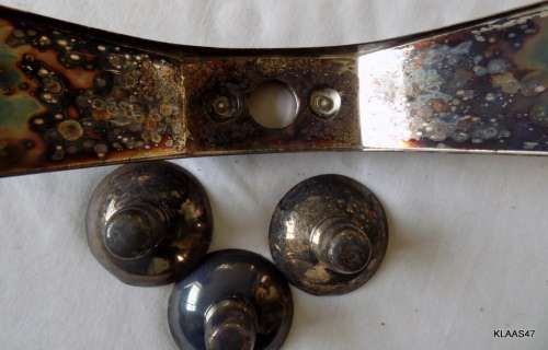 SILVER PLATED CANDLE HOLDER OR 3 CANDLES