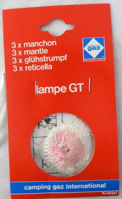 Mantles for gas lantern - Camping Lighting -  3 per packet - 6x3  10 mantles