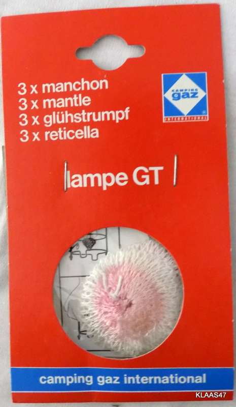 Mantles for gas lantern - Camping Lighting -  3 per packet - 6x3  10 mantles