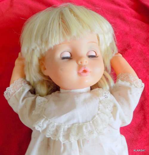 Baby Love Doll - Prima Toys - 40cm Tall - Twisty Body - Drinks and wets - Hair a bit matted at back