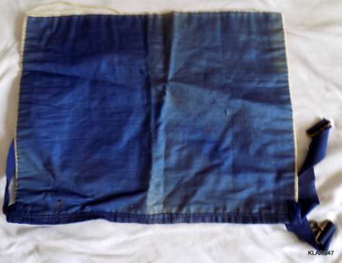 VINTAGE MASONIC REGALIA:  OLD COLLECTABLE SILK KANGAROO APRON
