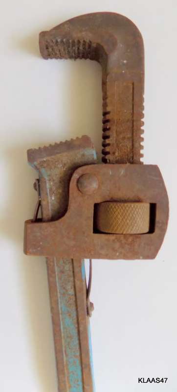 GEDORE - PIPE WRENCH - NO.225/450 SA DROP FORGED  (NEEDS CLEANING)