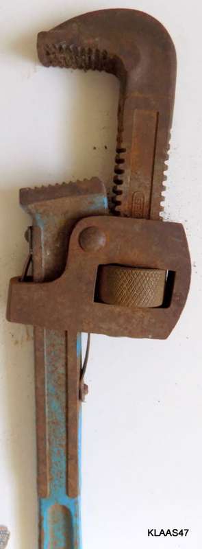 GEDORE - PIPE WRENCH - NO.225/450 SA DROP FORGED  (NEEDS CLEANING)