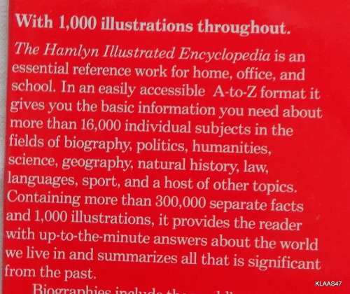 The Hamlyn Illustrated Encyclopedia - Hardcover
