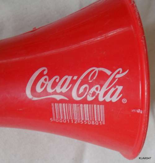 VUVUZELA : COCA-COLA (SHOPRITE) : 61cm LONG
