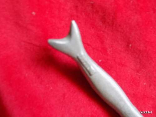 Carrol Boyes - (MARKED C BOYES) Fish Design Sugar Spoon or Sugar Ladle