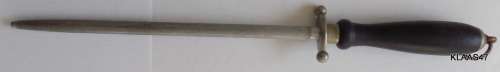 Knife Sharpener Honing Steel Rod - with hanging ring - Driezack Germany Hartverchromt