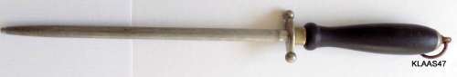 Knife Sharpener Honing Steel Rod - with hanging ring - Driezack Germany Hartverchromt
