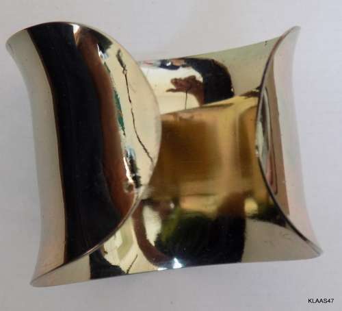 Brass Plated Steel Broad Bangle