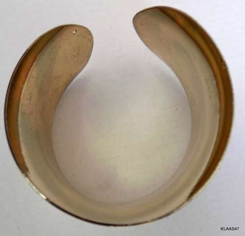 Brass Plated Steel Broad Bangle