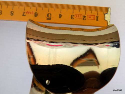 Brass Plated Steel Broad Bangle