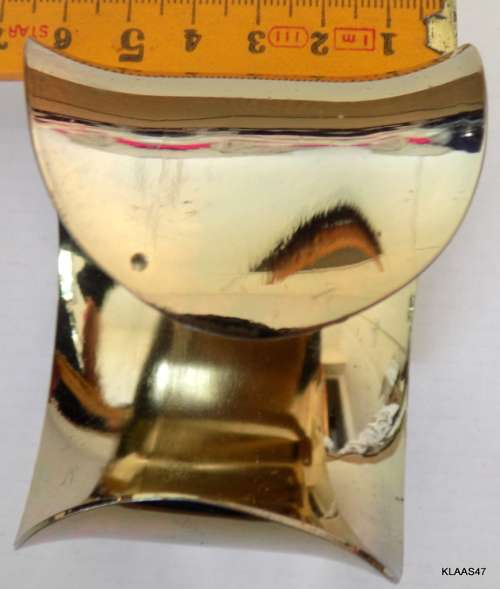Brass Plated Steel Broad Bangle