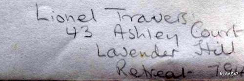 LAST RELIEF VOYAGE - M.V. `R.S.A.` - DATE STAMP TRISTAN DA CUNHA 19 OCT 77 (SIGNED)