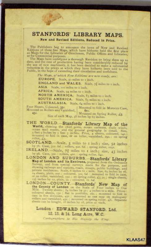 Edward Stanford Ordnance Map of Sierra Leone -1905 with minor corrections 1908