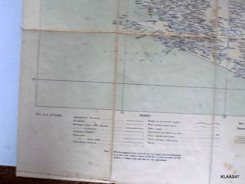 Edward Stanford Ordnance Map of Sierra Leone -1905 with minor corrections 1908