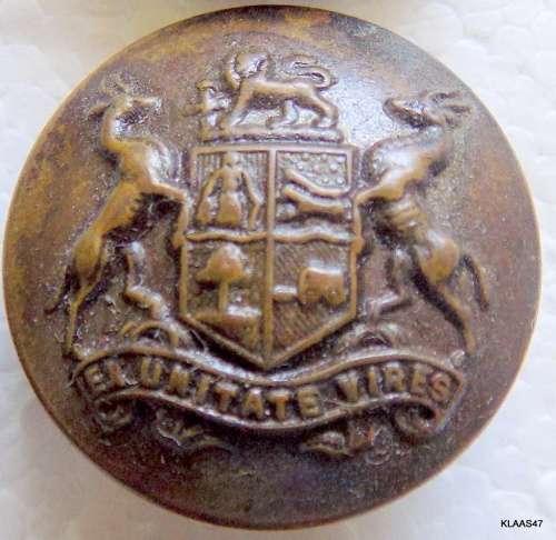 6 (LARGE) SOUTH AFRICAN GENERAL SERVICE UNIFORM BUTTONS - ED GILL BIRMINGHAM